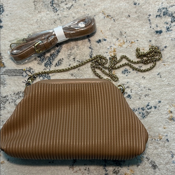 Anthropologie Tan Women's Crossbody Bag with changable straps - Picture 5 of 11